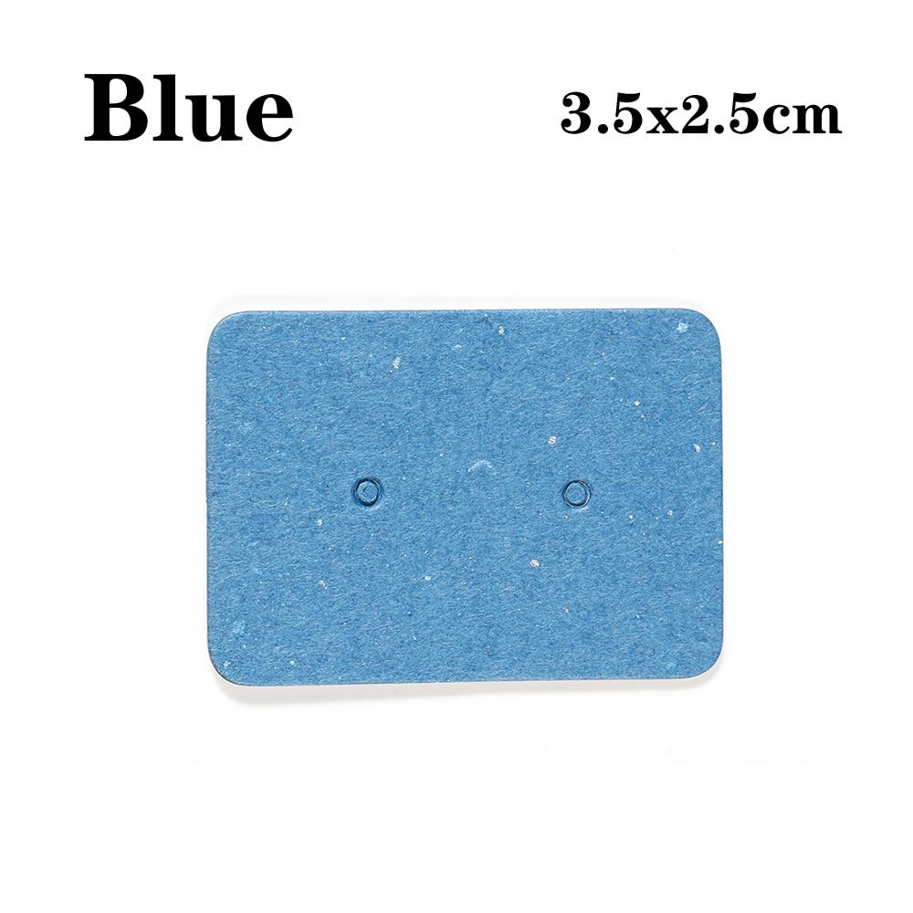 50-100 pièces 2,5x3,5 cm Boucles d'oreilles Carte Support d'affichage pour boucles d'oreilles Carte d'emballage Carton vierge Papier kraft Étiquette de prix pour bijoux DIY Cadeau