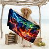 Messi Personalized Text Beach Towel High Absorbency & Quick-Dry Ideal for Travel Outdoor Swim Pool Yoga Surf Camping Hiking Gym Gift Holiday