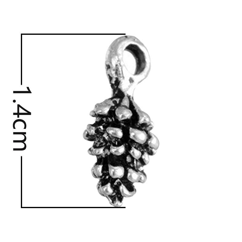 20pcs Charms pine cone 5*7*14mm Antique alloy pendant Vintage Tibetan ,DIY