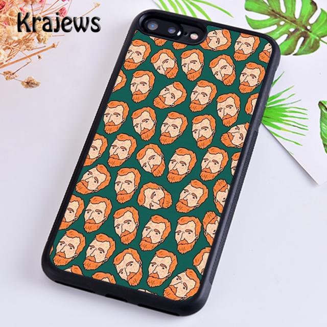 

Krajews Cool Van Gogh Funny Star Sky Green Phone Case Cover For iPhone 17 Air 16 15 14 plus 11 12 13 pro max iPhone 13