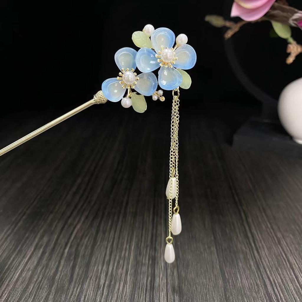 Vintage Tassel Hairpin: Elegant Hanfu-Inspired Headwear