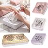 Collecteur de poussière pour ongles USB Forte aspiration Aspirateur à ongles en nid d'abeille Remover pour vernis à ongles