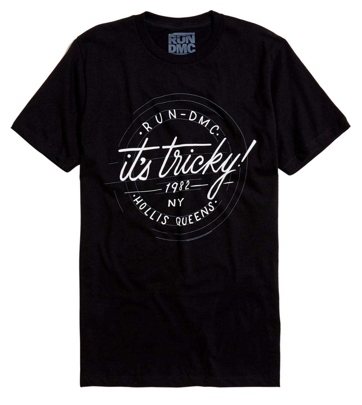 

RUN-DMC IT S TRICKY - HOLLIS QUEENS T-Shirt Black NEW 100% Authentic & Official Unisex T-Shirt XXXL
