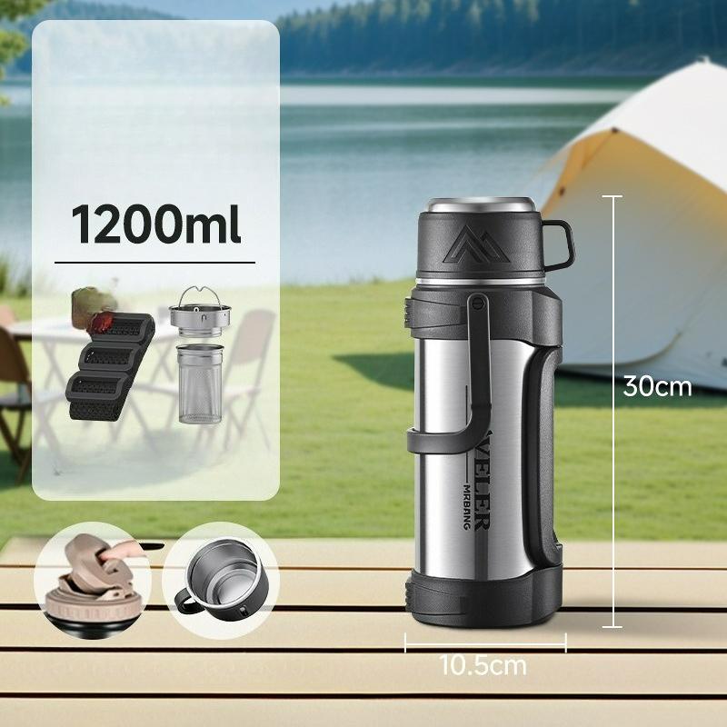 Přenosná termoska, Velkokapacitní nerezová termoska, Venkovní velkokapacitní ultravelkokapacitní přenosná termoska