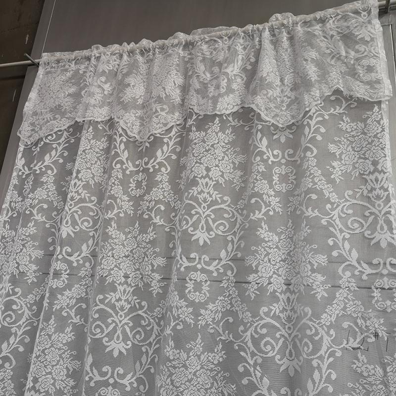 Vară Transparentă Albă Urzeală Tricotate Dantela Perdele Alb Fereastra Paravan Dormitor Sufragerie Perdea