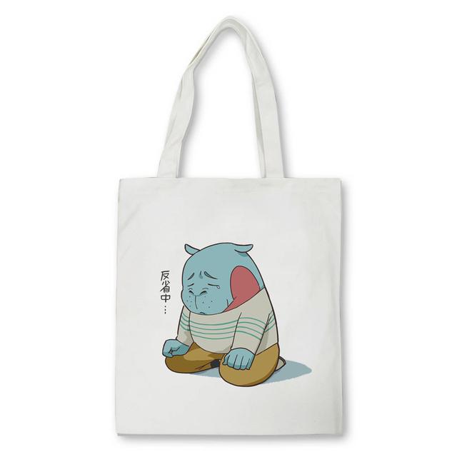 Cute Odd Taxi Anime Printing Shopper taška Ženy Estetická grafika Taška přes rameno eco Vysokokapacitní taška plátěná taška Bolsas