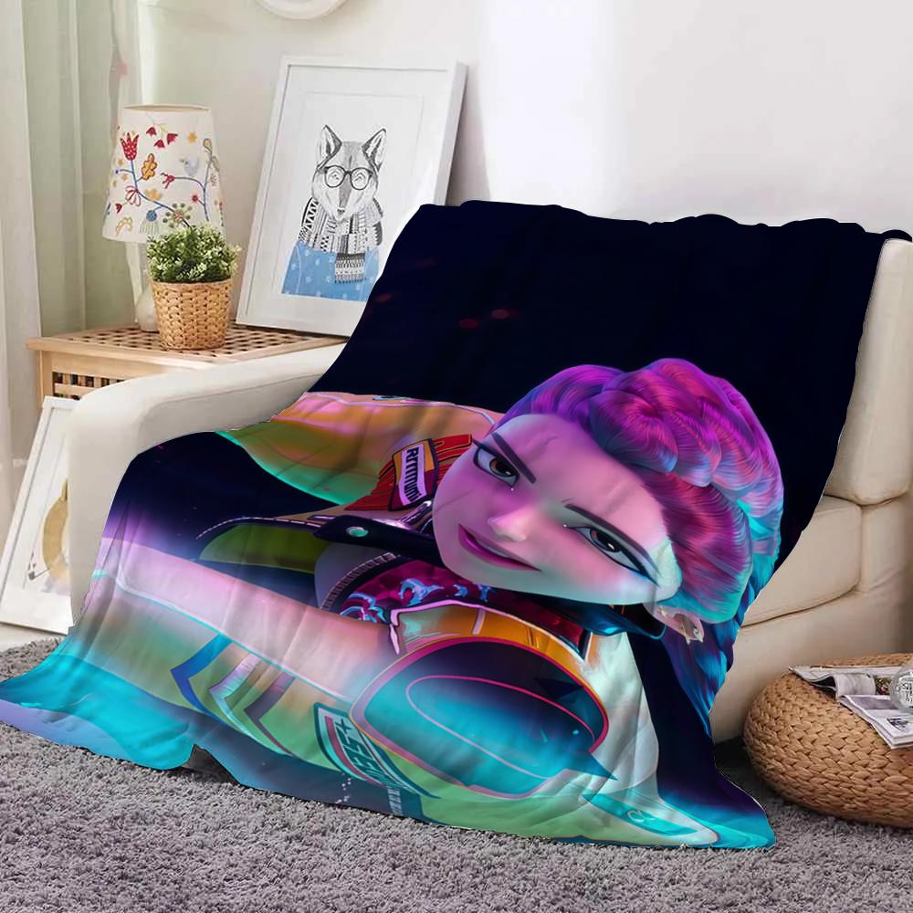 KPop Demon Hunters Symphony animation on the blanket: the intertwined beauty of characters and scenes keeps warm and warm