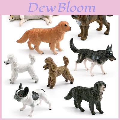 Realistic Plush Pet Dog Toy Set Featuring Golden Retriever Labrador Husky And Shiba Inu Breeds For Kids And Collectors