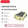 Rechargeable Lightweight Clip-On Headlamp for Female Anglers - Strong Light, Portable, Induction Sensor