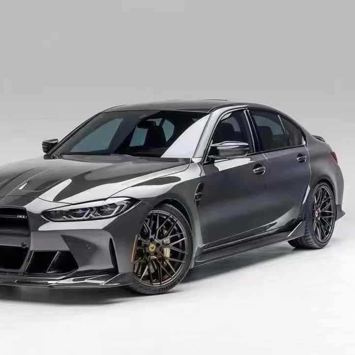 BMW M3/M4 G80/G82 MP Style Carbon Fiber Side Skirt Extensions