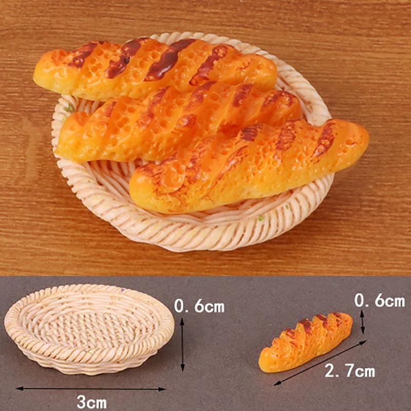38Styles Dollhouse Miniature Simulation Food Strawberry Waffle Cake Model DIY Kitchen Accessories Resin Dollhouse Decoration