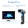 Handheld Bar  Scanner Dual Connection Mode 2.4G Wireless and USB Bar  Reader 1DCelsius2DCelsiusQR Scanner for Retail Warehouse Logistics