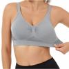 Biustonosz sportowy do jogi Plus Size, bezprzewodowy, oddychający, z regulowanym ramiączkiem