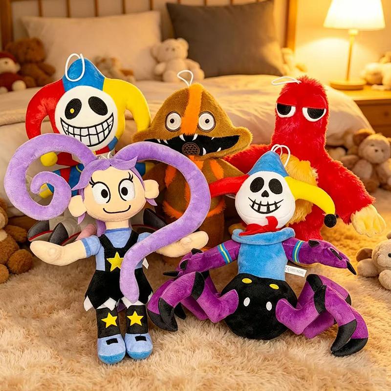 New Prototype Plush  Cute Anime Peripherals Poppy 5  Monster Clown Skull Lily Toy Birthday Christmas Gift