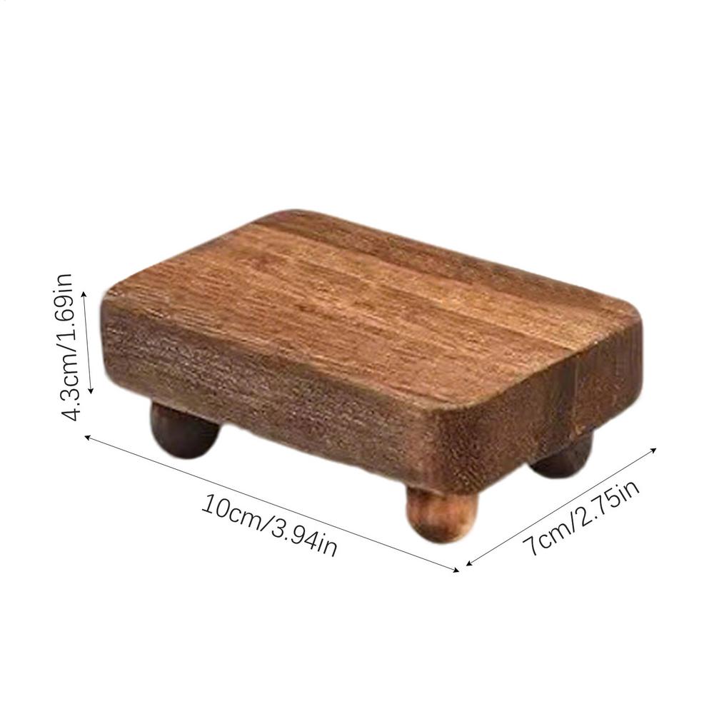 Wooden Display Stand Square Wood Modern and Stylish Wood Stand For Home Decoration Organizer Rack for Aromatherapy Candle