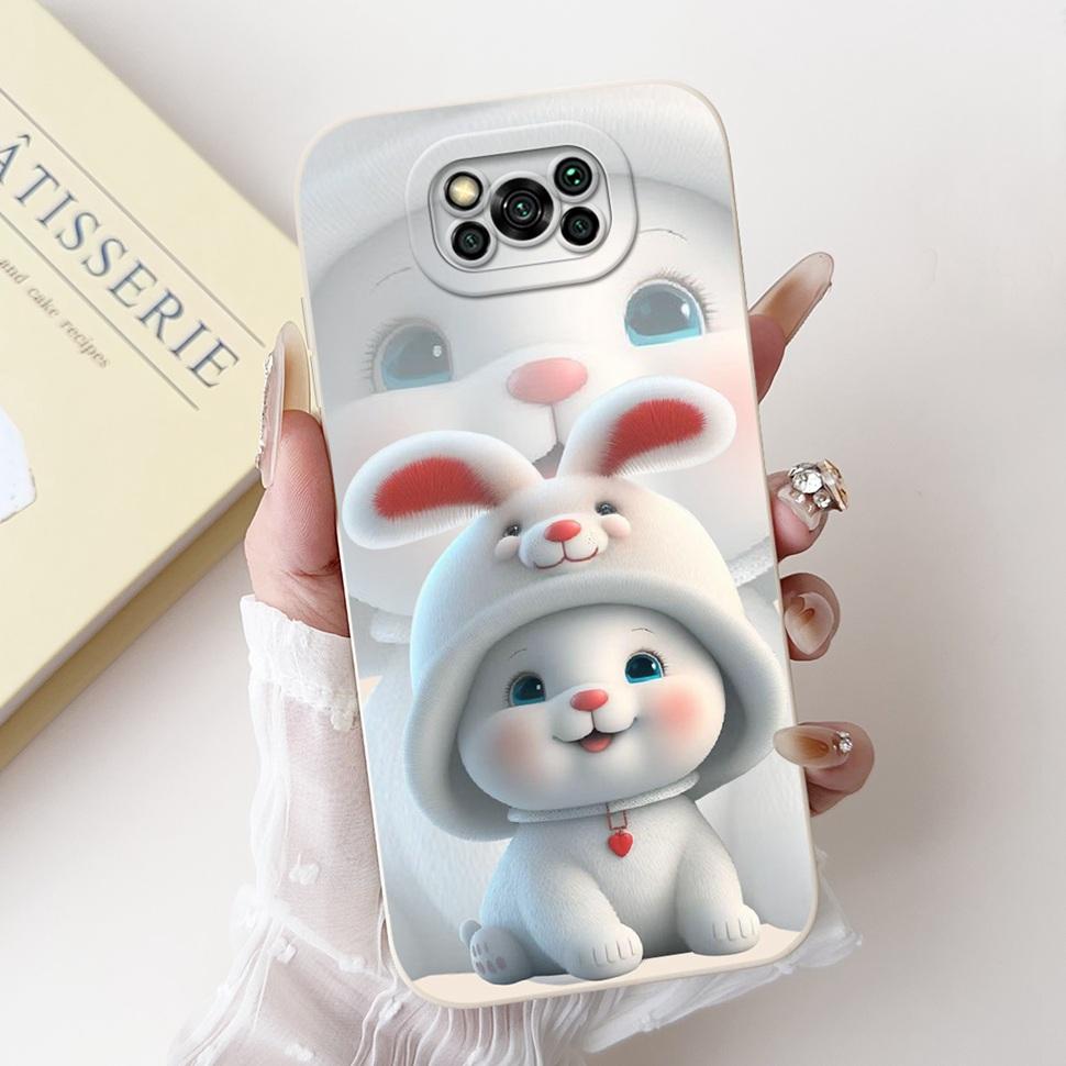 Phone Case For Xiaomi Poco X3 Pro Cases Simple Pattern Shockproof Back Cover Soft TPU For Xiaomi Poco X3 PocoX3 NFC Case Bumper