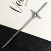 New Antique Metal Sword Hairpin Women's Fashion Chinese Simple and Creative Pan Hairpin Jewelry Temperament Headwear Accessories