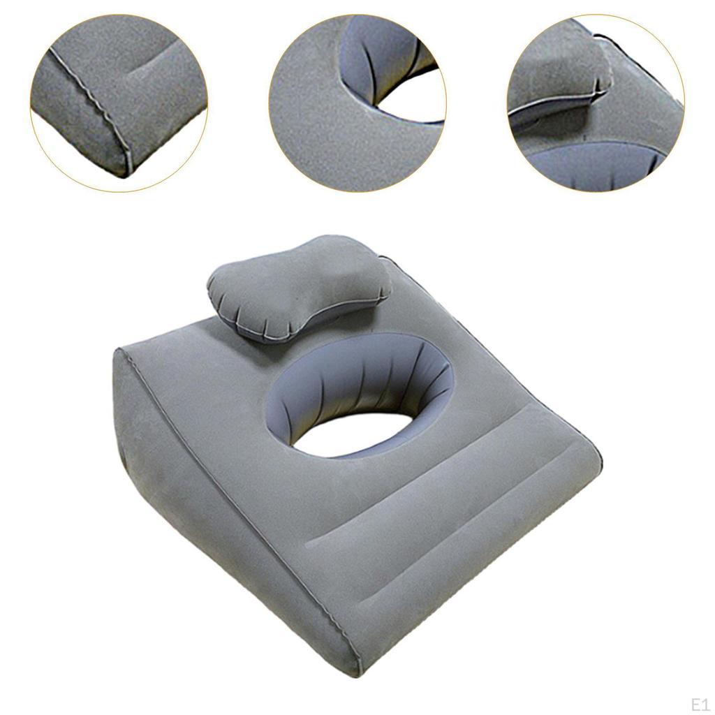 Inflatable Wedge Pillow Hollow,Rest Cushion Breathable Travel Gift Household Face Down Support Prone