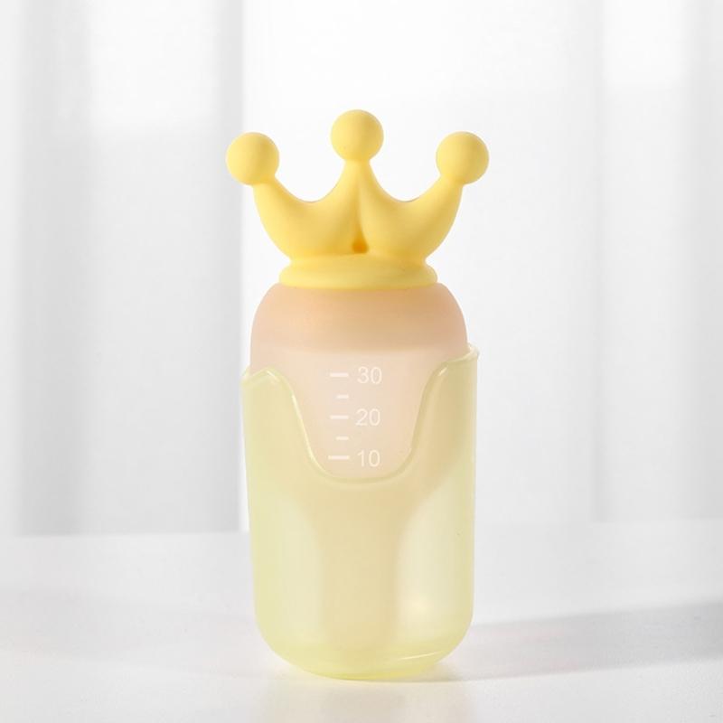 Alimentador Líquido para Bebés 30ML Silicona Utensilios de Alimentación para Entrenamiento para Niños Pequeños Fácil de Limpiar Previene Atoramiento y Sobredosis