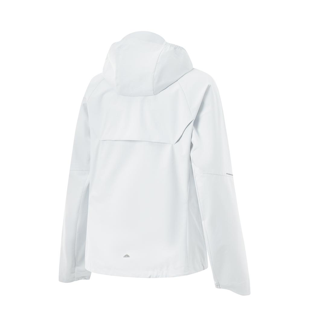 Li Ning Running Series Casual Comfortable Hooded Zip Windbreaker Women Outerwear Standard-White AFDV044-2