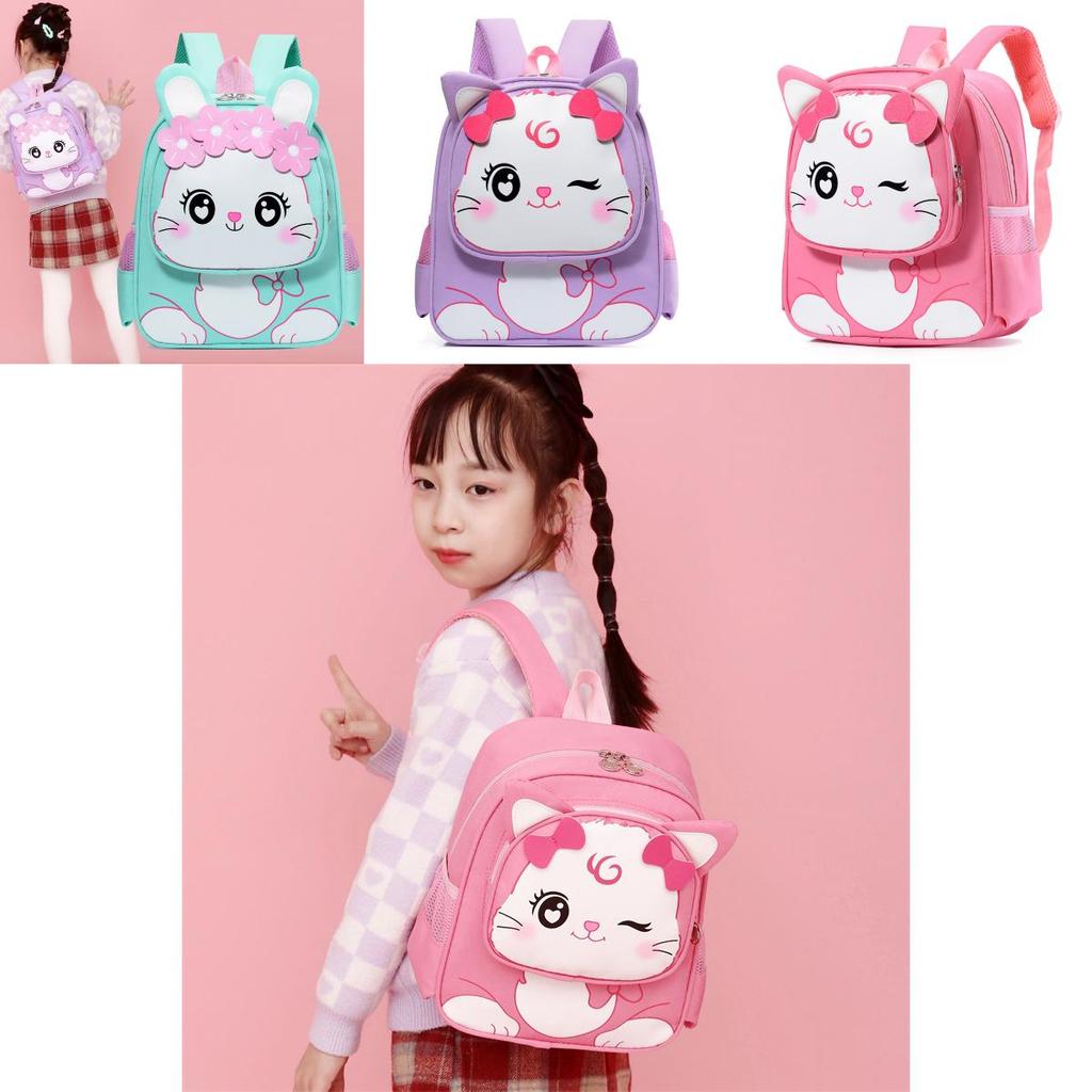 Trendy Lightweight Oxford Cloth Toddler Backpack For Preschool Kids 3-6 Years