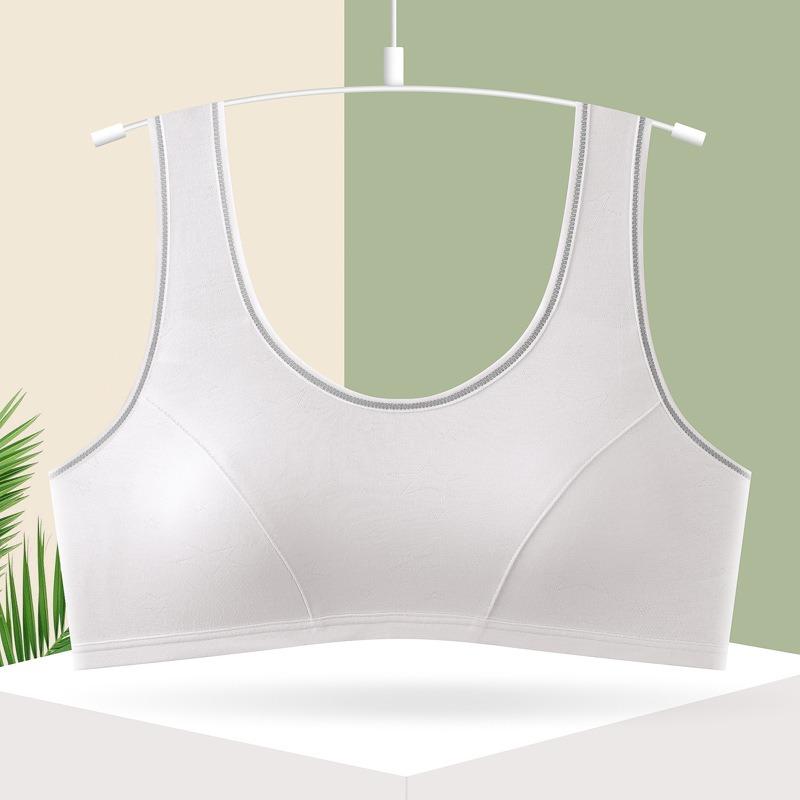 U-back Comfortable Girl's Development Period Underwear Growth Vest Seamless Breathable Bra