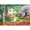 100-teiliges Puzzle – Green Gables und die Blumensaison (Mini. Kristall. Rahmen), beliebtes koreanisches Puzzle