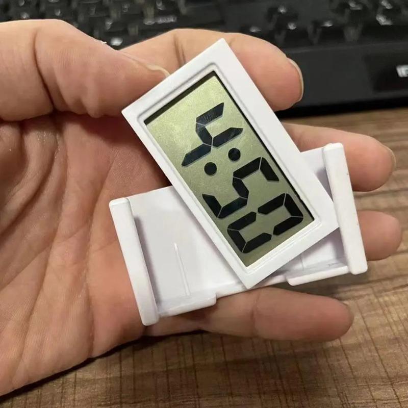 Mini Digital Large Screen Car Dashboard Electronic Self-adhesive Mini Car Clock for Truck Dashboard