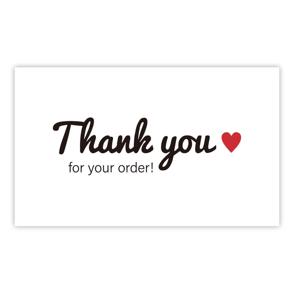 30 Pcs White Thank You Card Thank You For Your Order Card Praise Labels For Small Businesses Decor For Small Shop Gift Packet