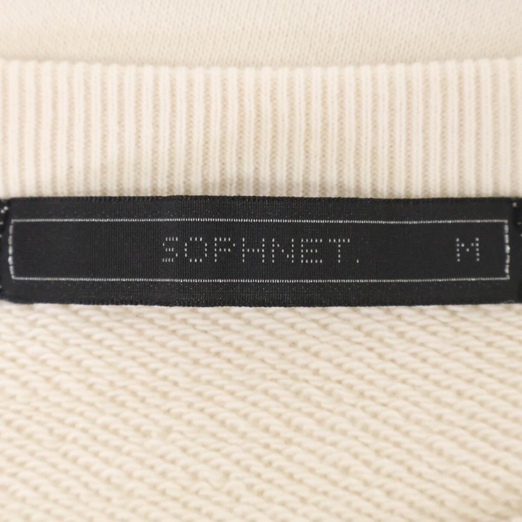 SOPHNET. Ivory SOPH-242056 Crew Neck Sweatshirt tops M IvoryUsed