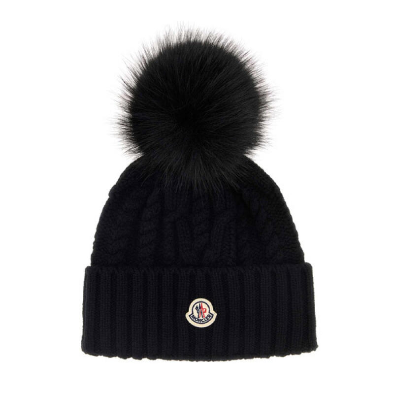 

Moncler Cashmere Pom Pom Beanie Hat 3B00063 M4506 999 3B00063 M4506 999