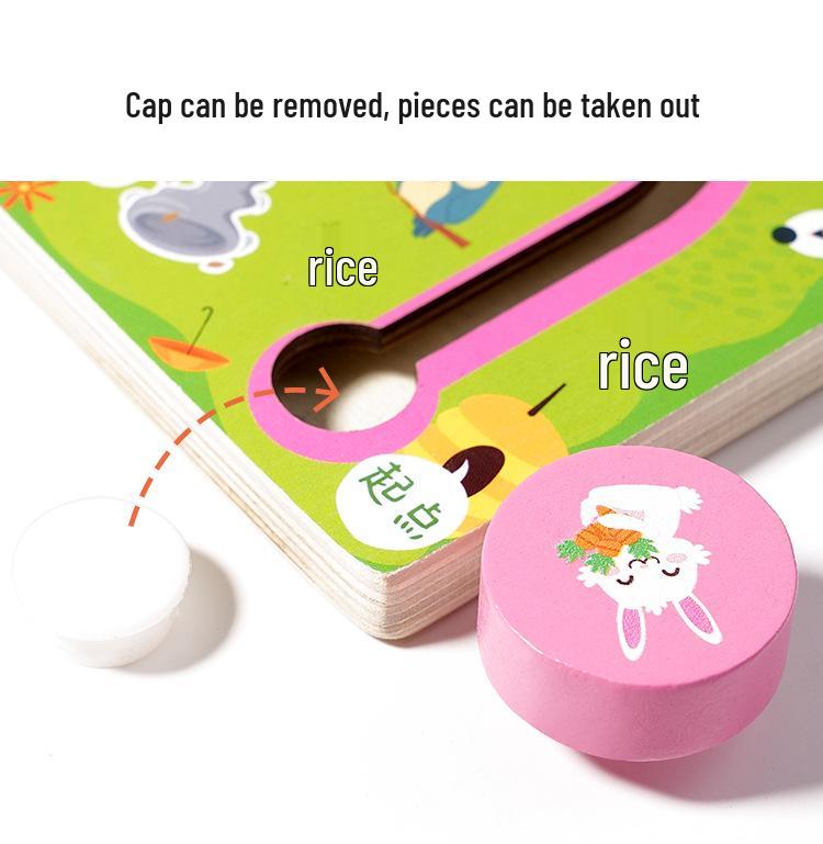 Maze Battle Chess: Children's Logic & Concentration Training Toy for Parent-Child Interaction