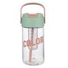 Plastic Sport Water Bottle Large Capacity Tea Water Separation Cup  Outdoor Camping Drinking Tools