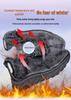 Warm Leather & Fur Walking Shoes for Elderly - Non-Slip, Soft Sole, Thickened Outdoor Footwear