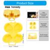 Hinged Microwave Egg Poacher in Food-Contact-Grade Polypropylene, with Separate Cavities to Cook 2 Eggs at Breakfast