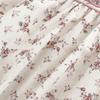 Sweet Floral Baby Girl Long Sleeve Bodysuit Cute Spring Romper For 100 Days Celebration