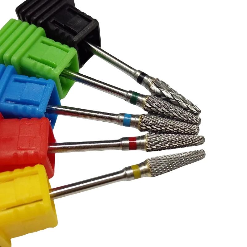 5Pcs/Set Tungsten Steel Drills Dental Tooth Polishing Grinding Head Multi-Functional Grinding Tool Drill For Dental Clinics