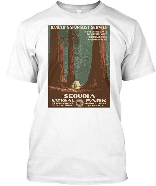 Vintage Travel Sequoia National Park Ranger TShirt Unisex Size S To 4xl S