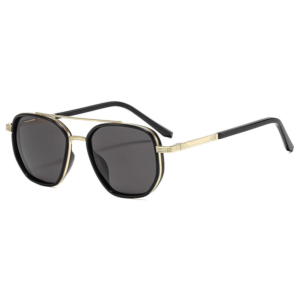 Women's Sunglasses, Men's and Women's Fashion Double-beam Metal Sunglasses, Driving Sunglasses