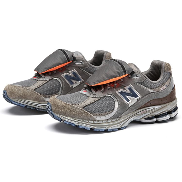 New Balance Riñonera 2002R - Gris Castillo Zapatillas Unisex Índigo Natural M2002RVA