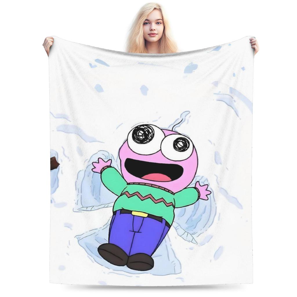 glep smiling friends Gift Blanket For Men Women Warm Cozy Fluffy  Throw Blankets for Bed 50x60 Inches Multiple Sizes