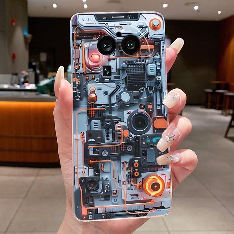 Casing For Oppo Find X6 Pro / X6 5G Luxury Dragon Cute Cool Boys Girls Transparent Soft TPU Phone Case Clear Silicone Back Cover