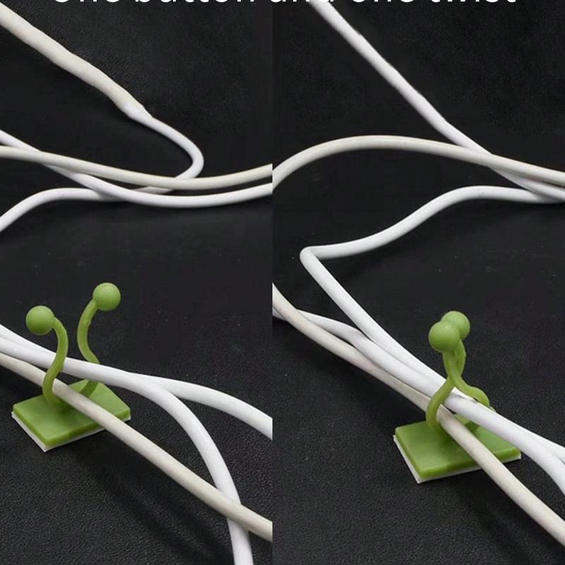 10pcs Green Tree Climbing Wall Tool Green Tree Fixing Vine Fixing Clamp Climbing Hook Green Buckle Ring Traceless Green Plant Fixing Device