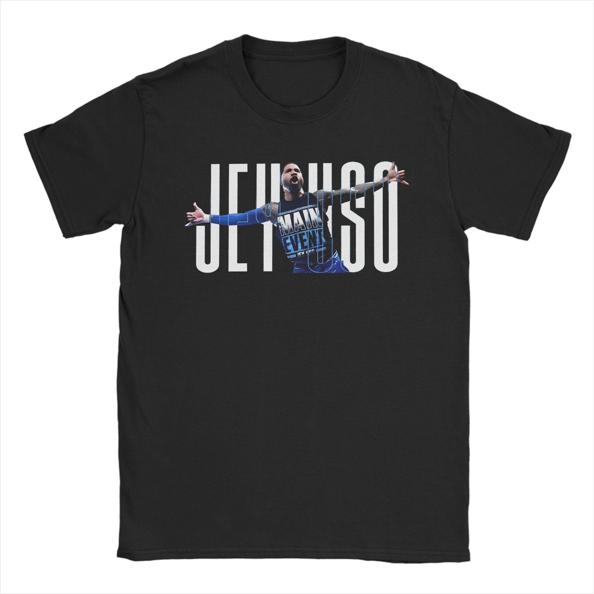 Jey Uso YEET Main Event Merch Unisex T Shirts 100% Cotton Tee Printed Tops T-shirt S
