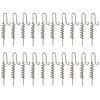 20Pcs Soft Fishing Baits Connector Fixed Latches Needle Spring Lock Pins Fish Gear Tools Worms Lures Angling Accessory