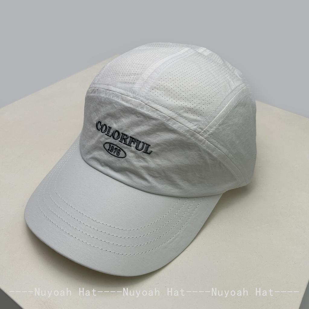 Quick-dry Korean Embroidered Letters Baseball Hats Sunshade New Men Women Mesh Breathable Versatile Peaked Caps Fashion Camping