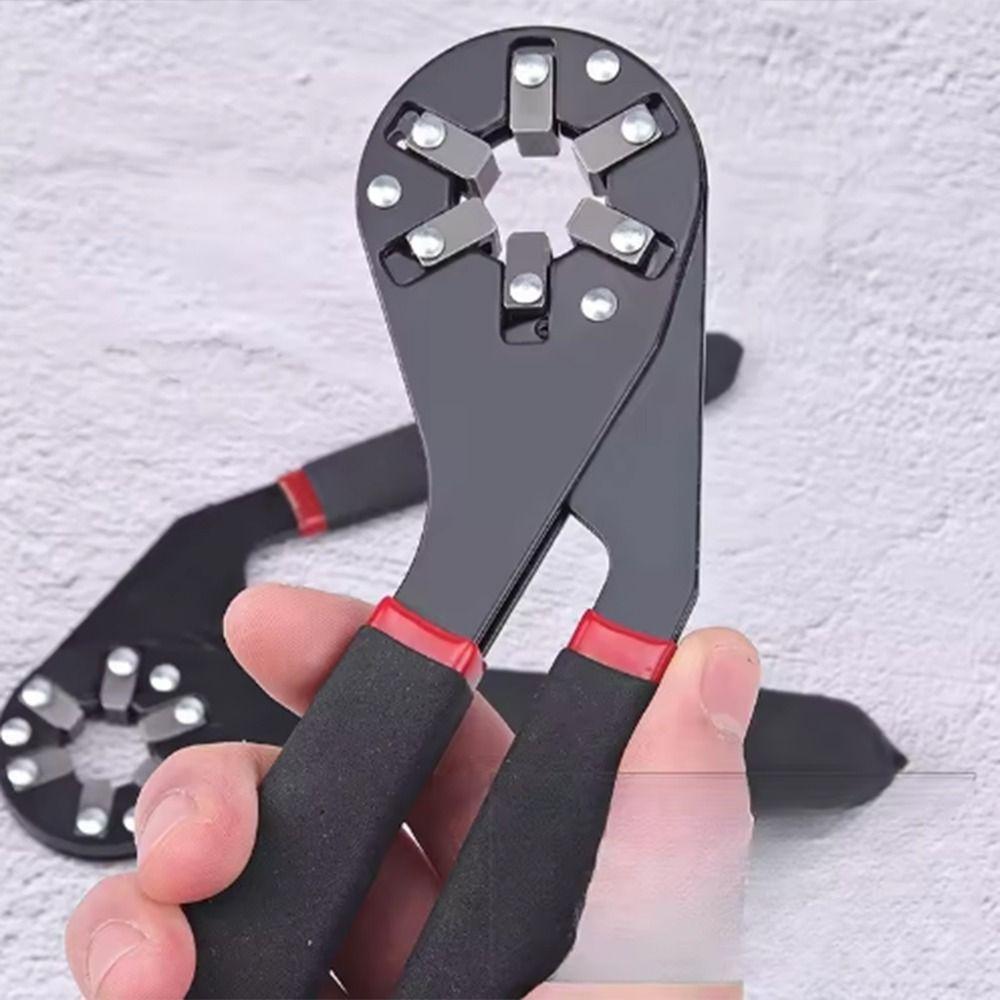Clampable Movable Hexagonal Spanner 6/8 Inch Magic Wrench  Mechanical Workshop Tools