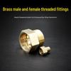 Copper Reducing Threaded Coupling Adapter for Male/Female: 1/2", 3/8", 1/4", 1/8" Connector
