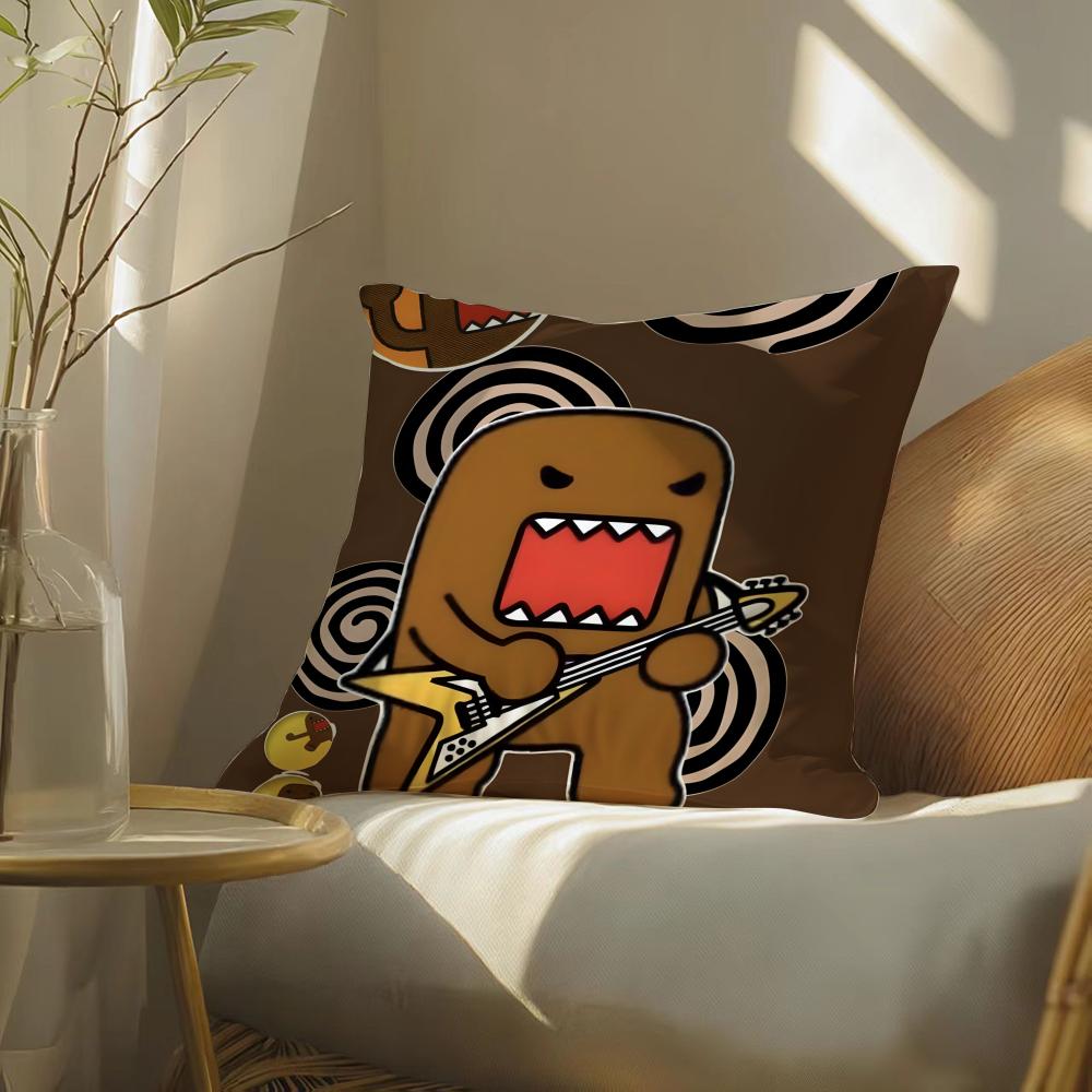Cute Cartoon D-Domo Kun Pillow Case Pattern Printed Pillowcase For Living Room Sofa Cushion Cover & Bedroom Decor
