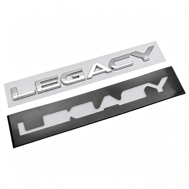 Convient pour les autocollants de voiture LEGACY, les logos de coffre arrière, la décoration de carrosserie et les autocollants latéraux d'aile en anglais à l'arrière de la voiture